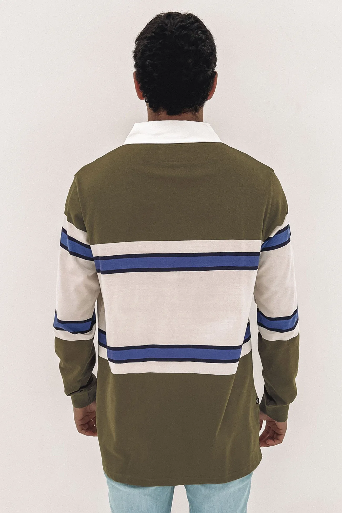 Keyline Long Sleeve Rugby Army Green