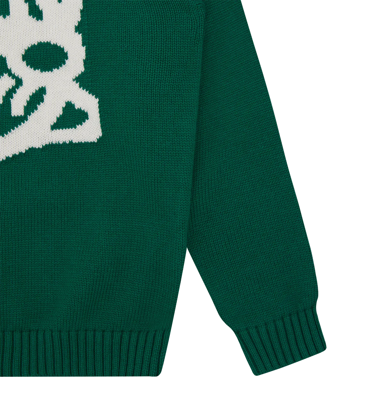 KIDS ASTRO HELMET KNITTED JUMPER - GREEN