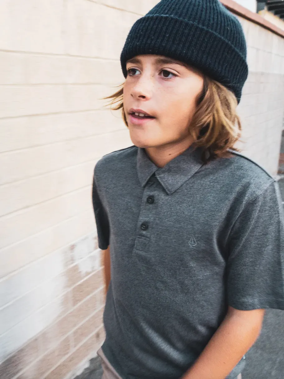 Kids Full Stone Beanie Black