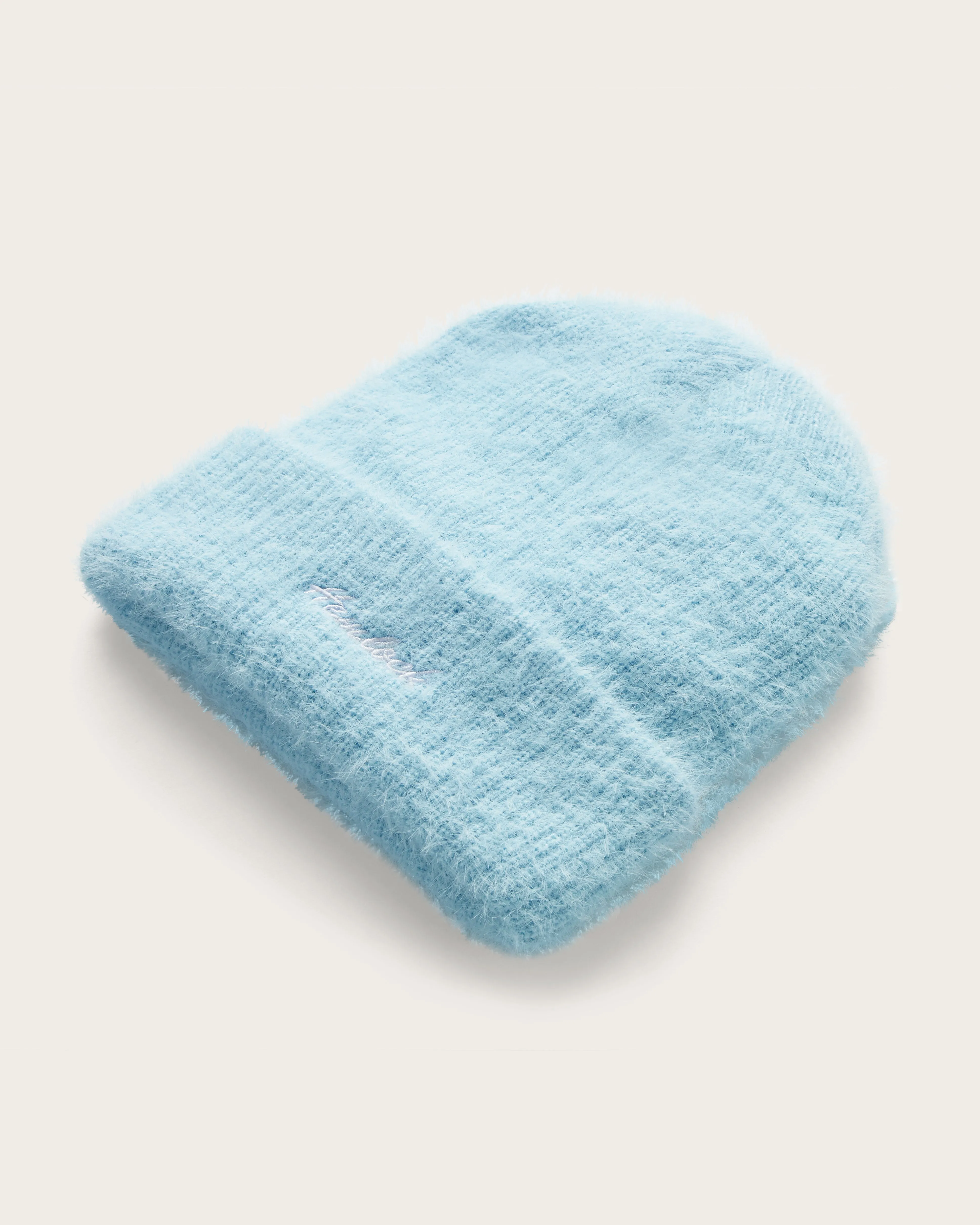 Kids Ivy Fuzzy Beanie in Glacier Blue