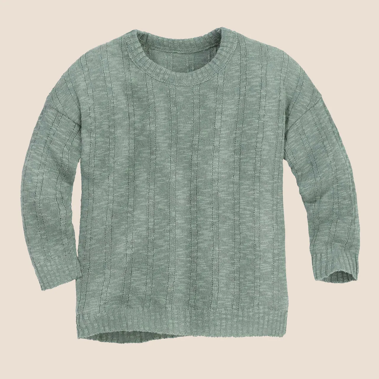 Kids Knitted Summer Sweater - Organic Linen/Cotton (6m-10y) *Pre-order