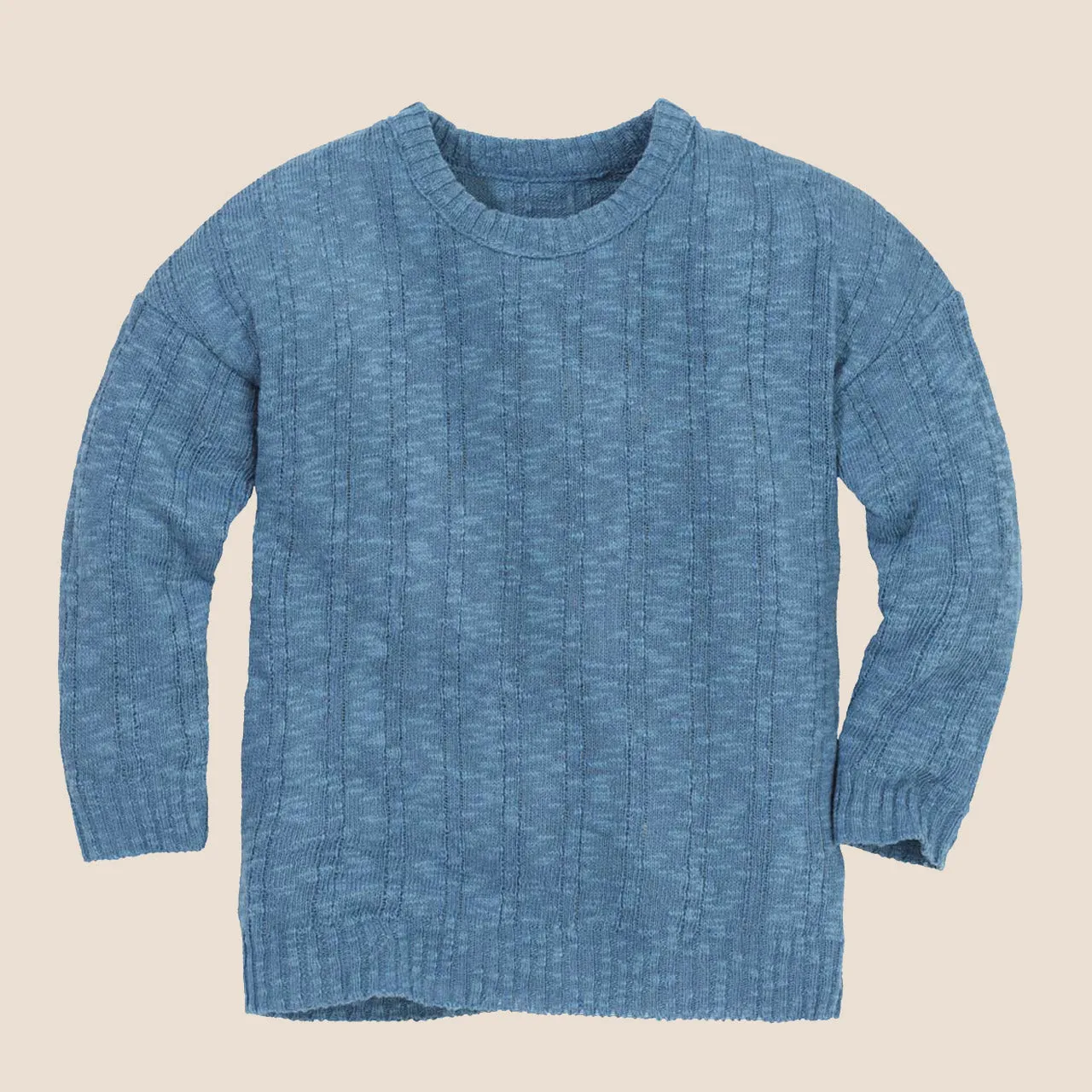 Kids Knitted Summer Sweater - Organic Linen/Cotton (6m-10y) *Pre-order