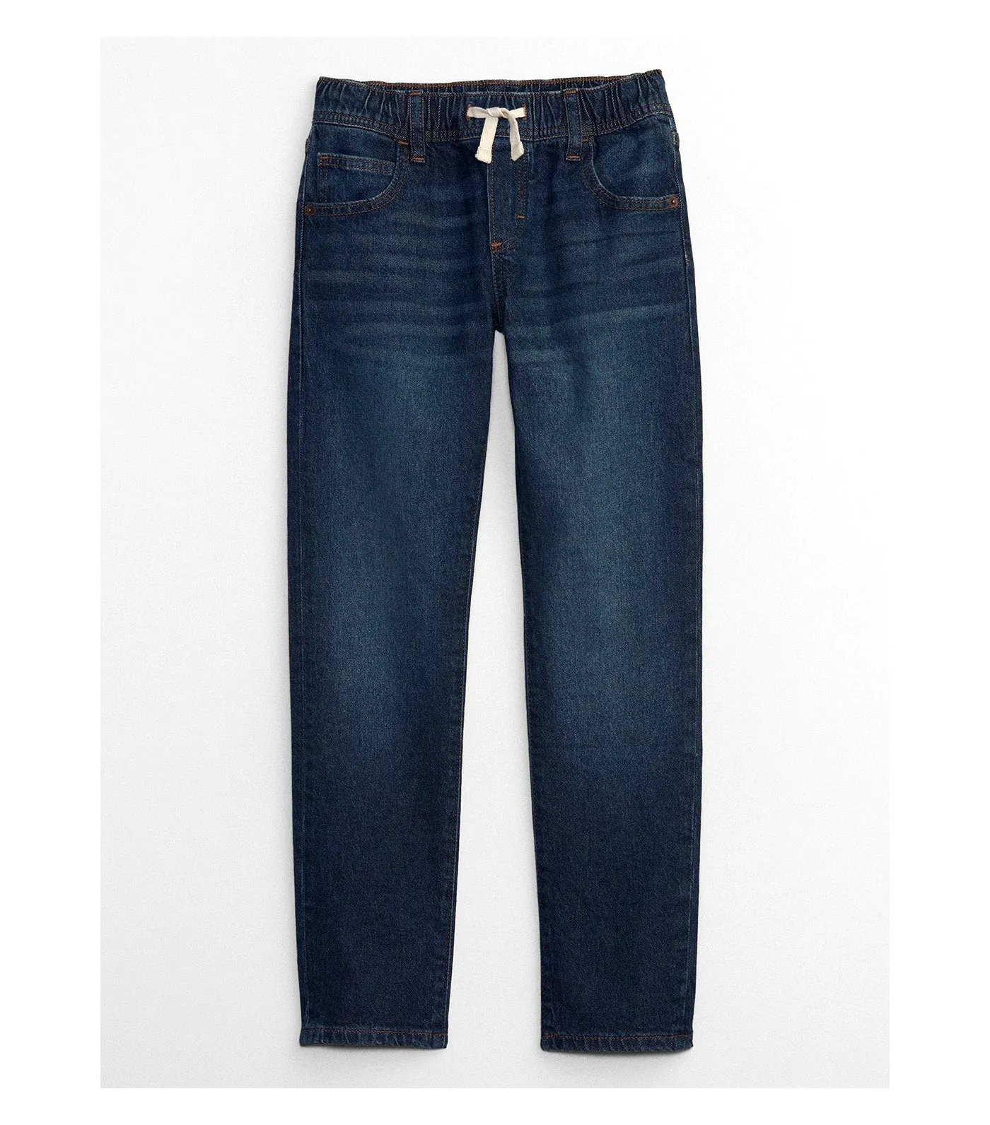 Kids Slim Pull-On Jeans With Washwell Dark Wash