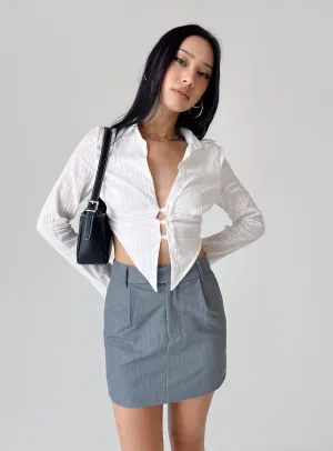 Konrad Mini Skirt Grey