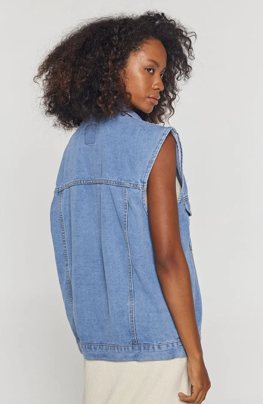 LARA DENIM VEST