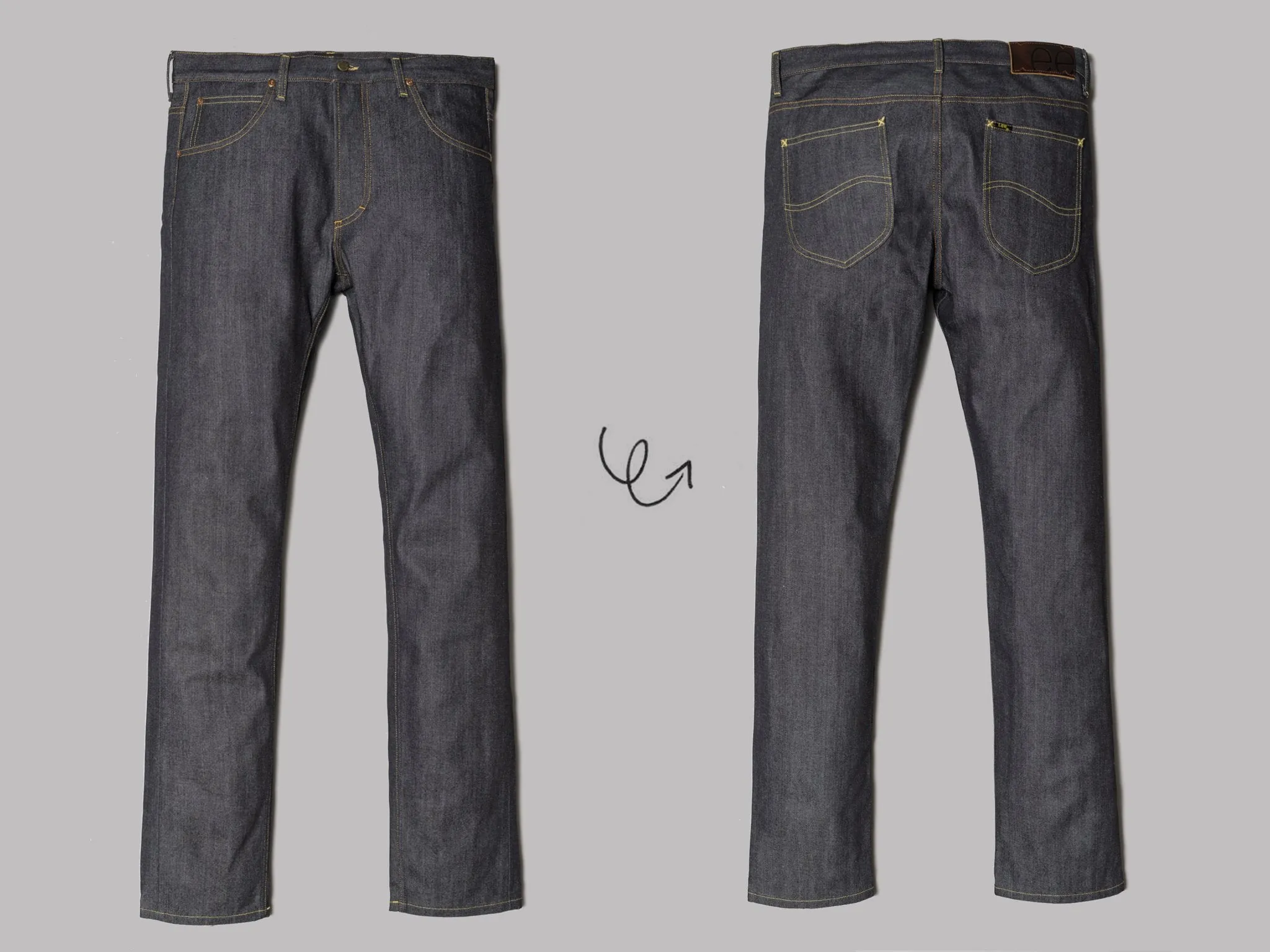 Lee 101 S Jeans (Dry 13.3Oz Lefthand Rigid Selvage Denim)