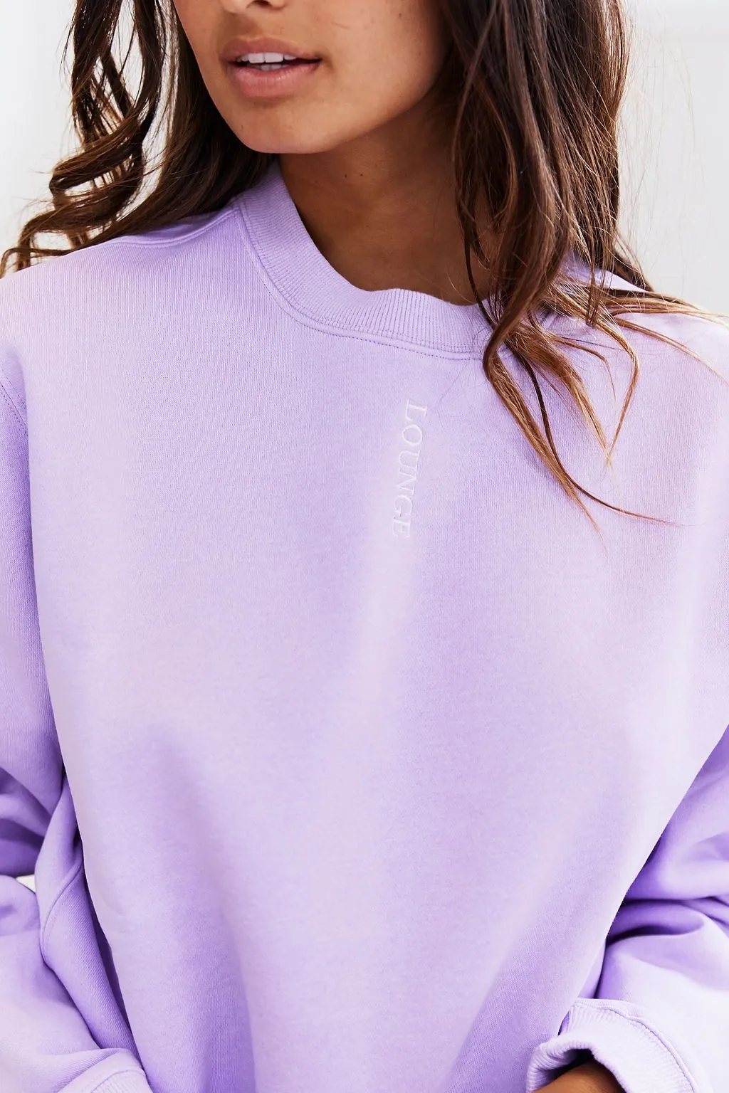 Lilac Crew Neck Jumper