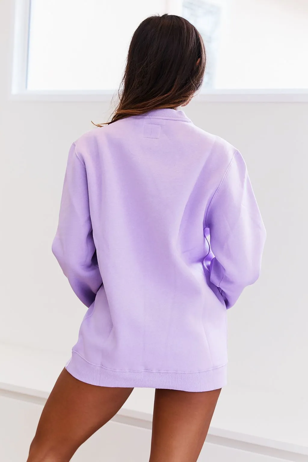 Lilac Crew Neck Jumper