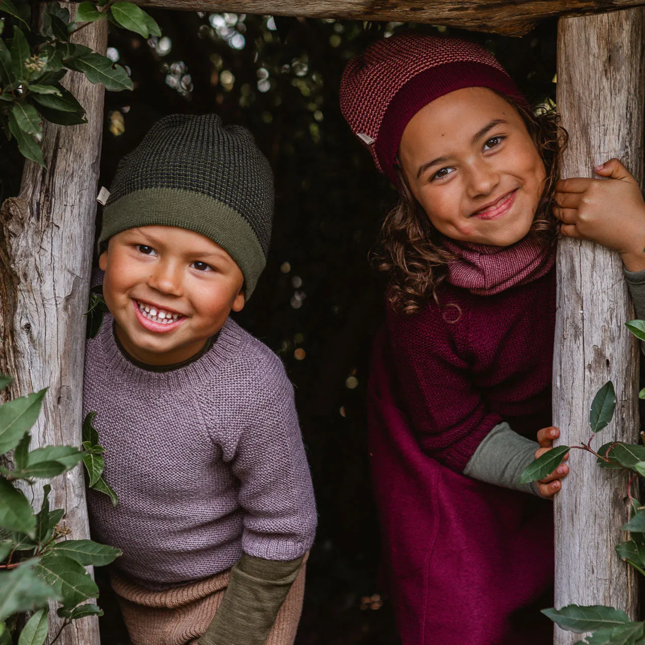 Lise Sweater in Baby Alpaca - Lavender (1-7y)