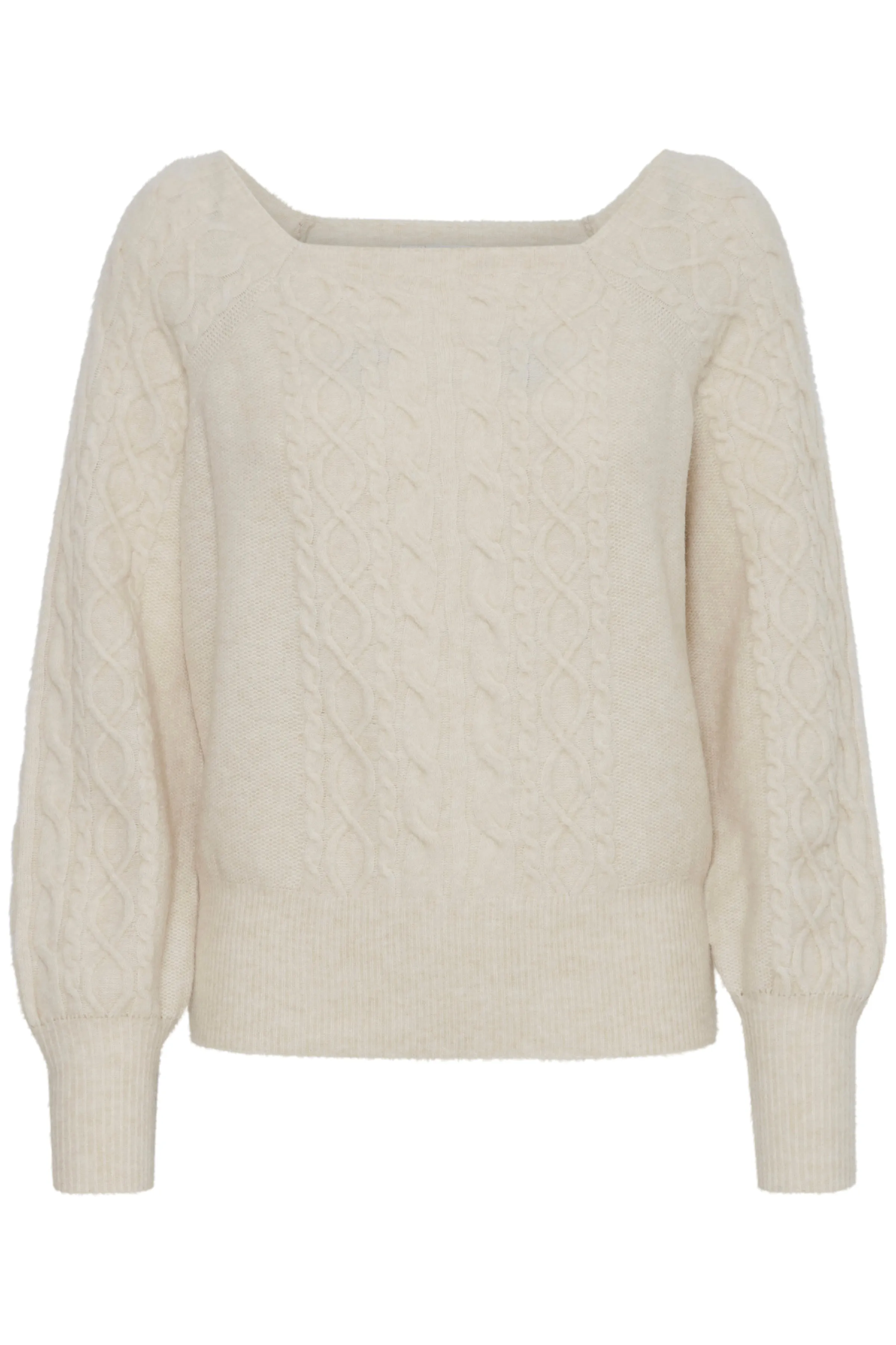 Liynanna Long Sleeve Jumper in Almond Milk