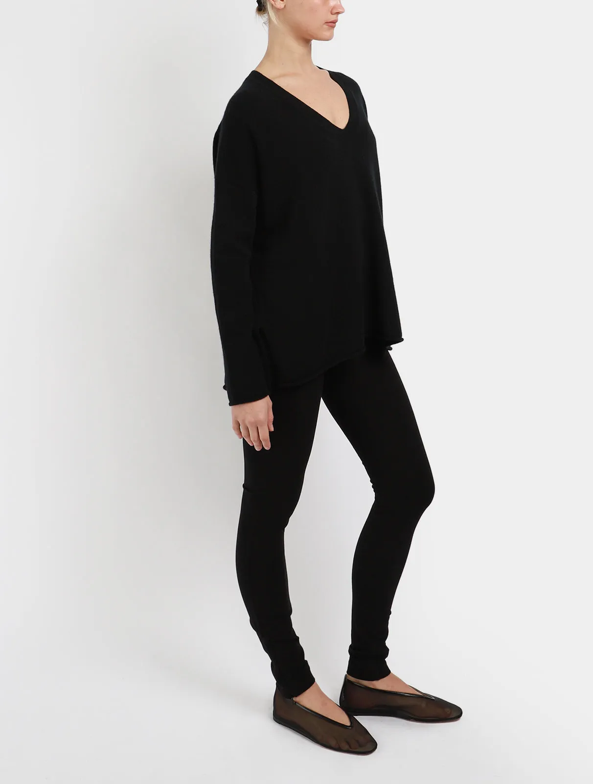 Loose V-Neck Jumper