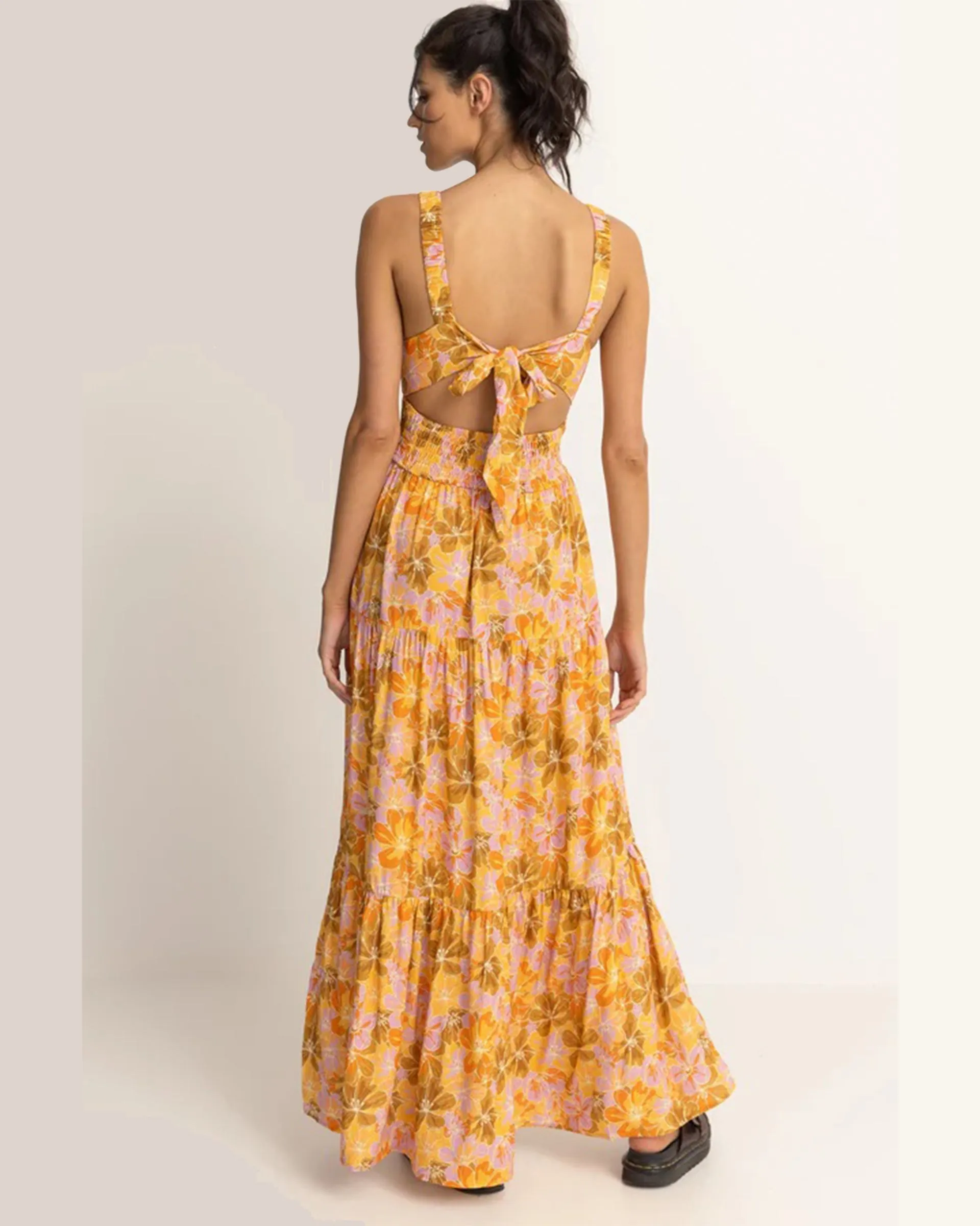 Mahana Floral Tiered Maxi Dress