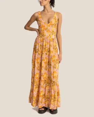 Mahana Floral Tiered Maxi Dress