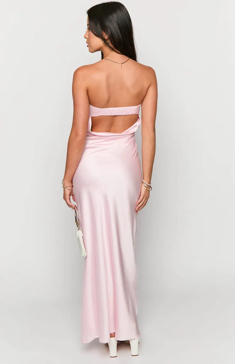 Maiah Light Pink Maxi Dress