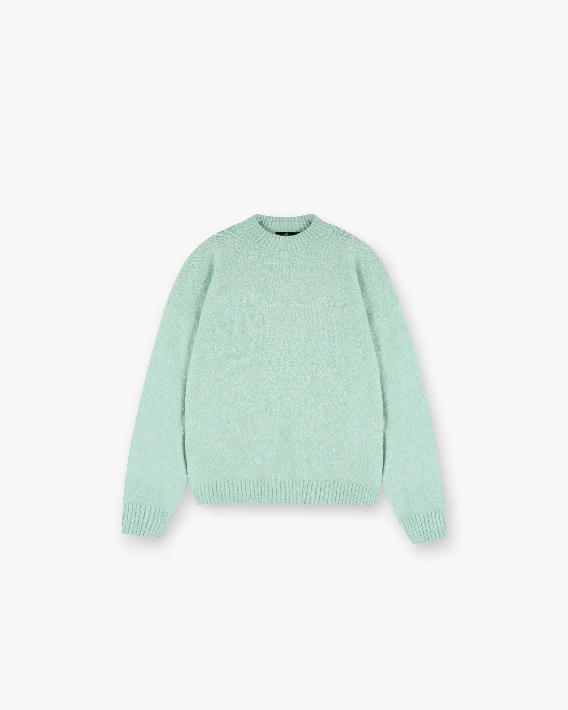 Marled Knit Jumper - Matcha