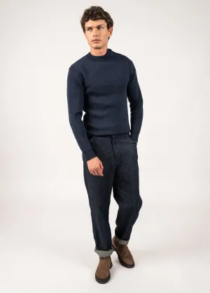 Matelot authentic sailor jumper - slim fit, in pure new wool (BLEU CHINE)