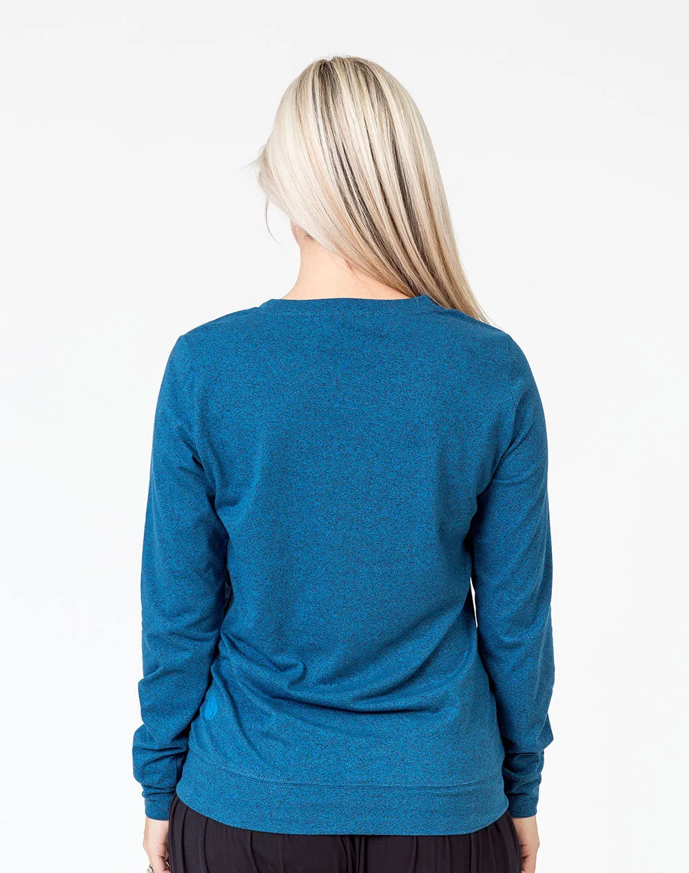 Maternity Top - Crew Neck Jumper Navy