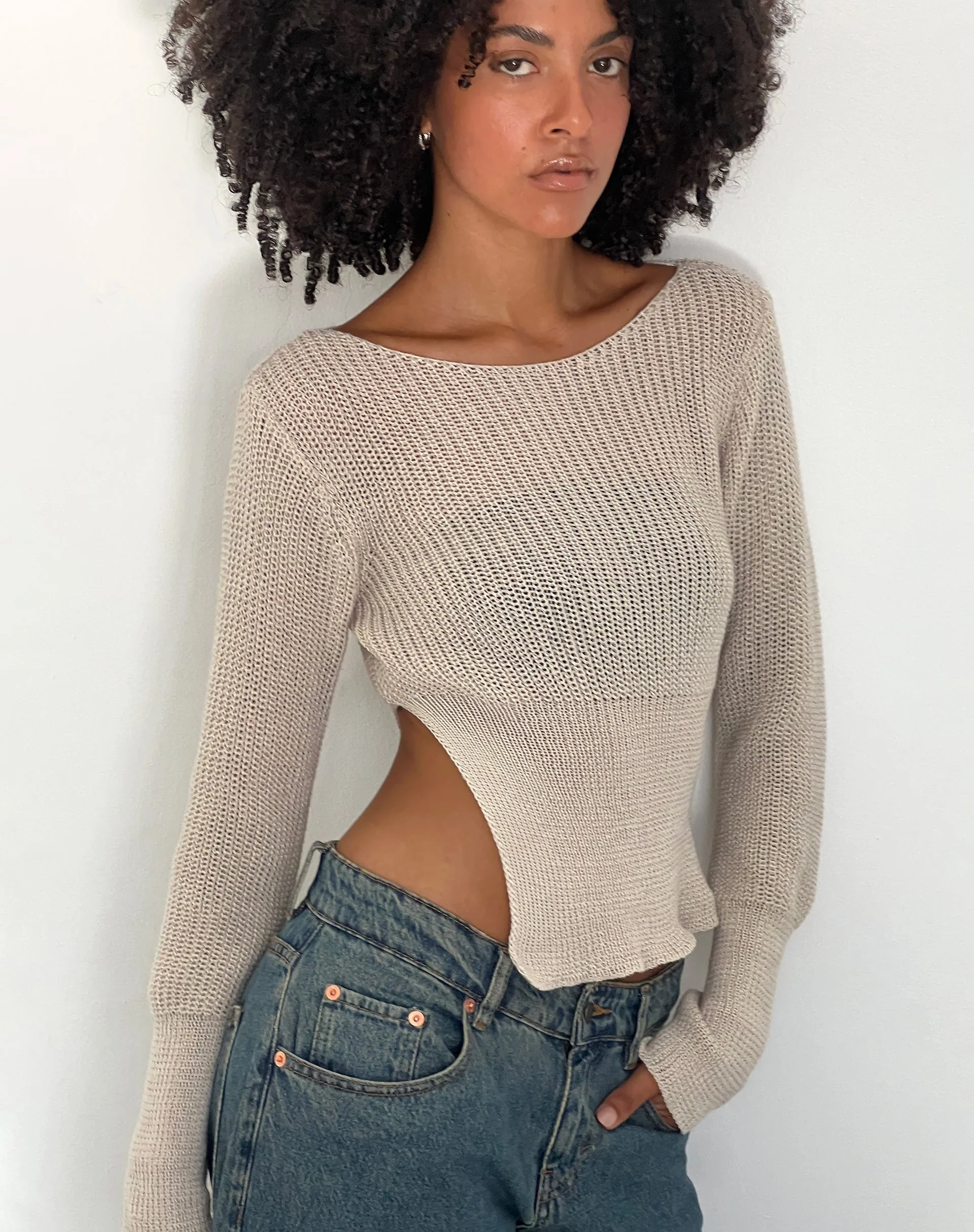 Mazie Jumper in Natural