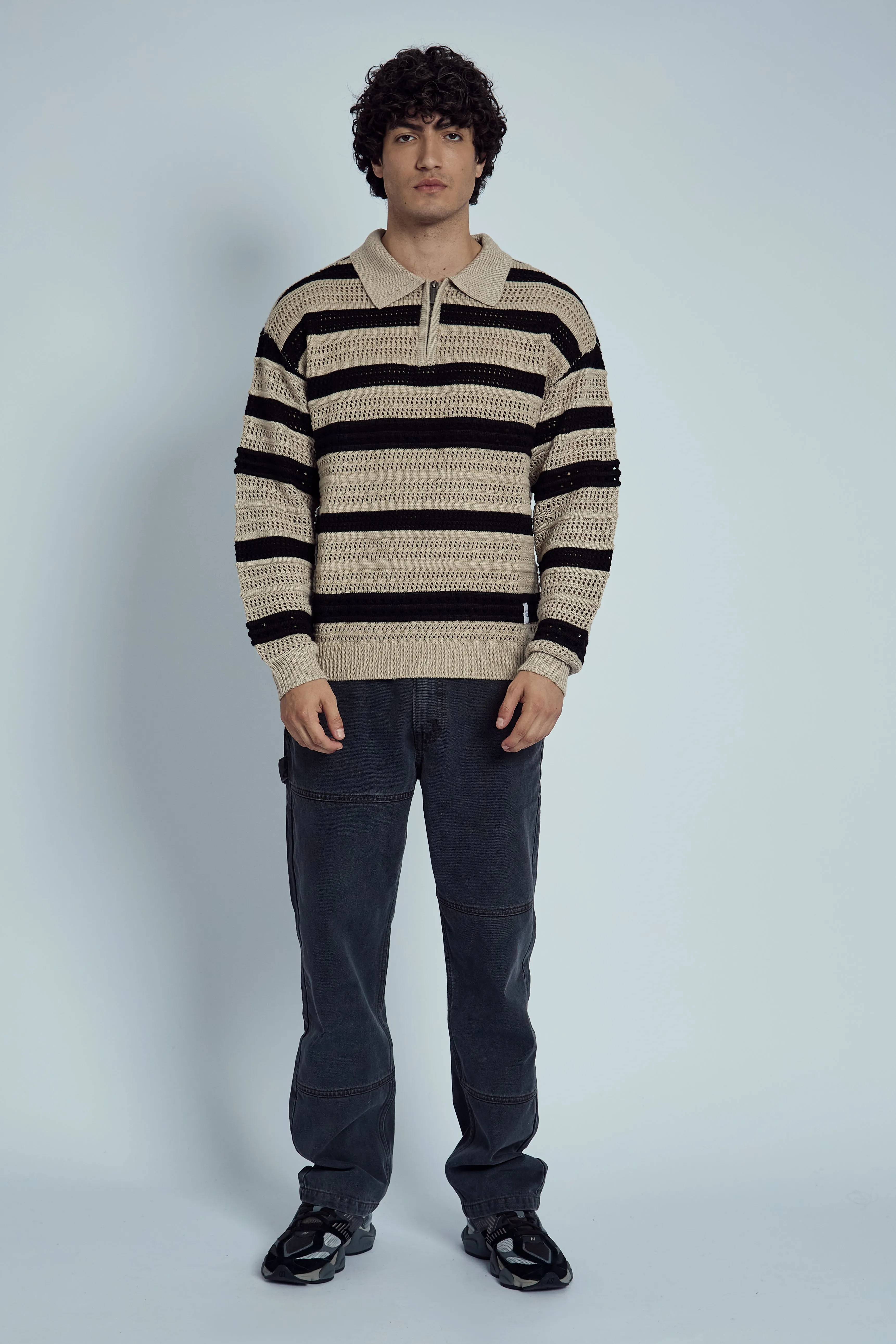 MEADE KNITTED STRIPE JUMPER