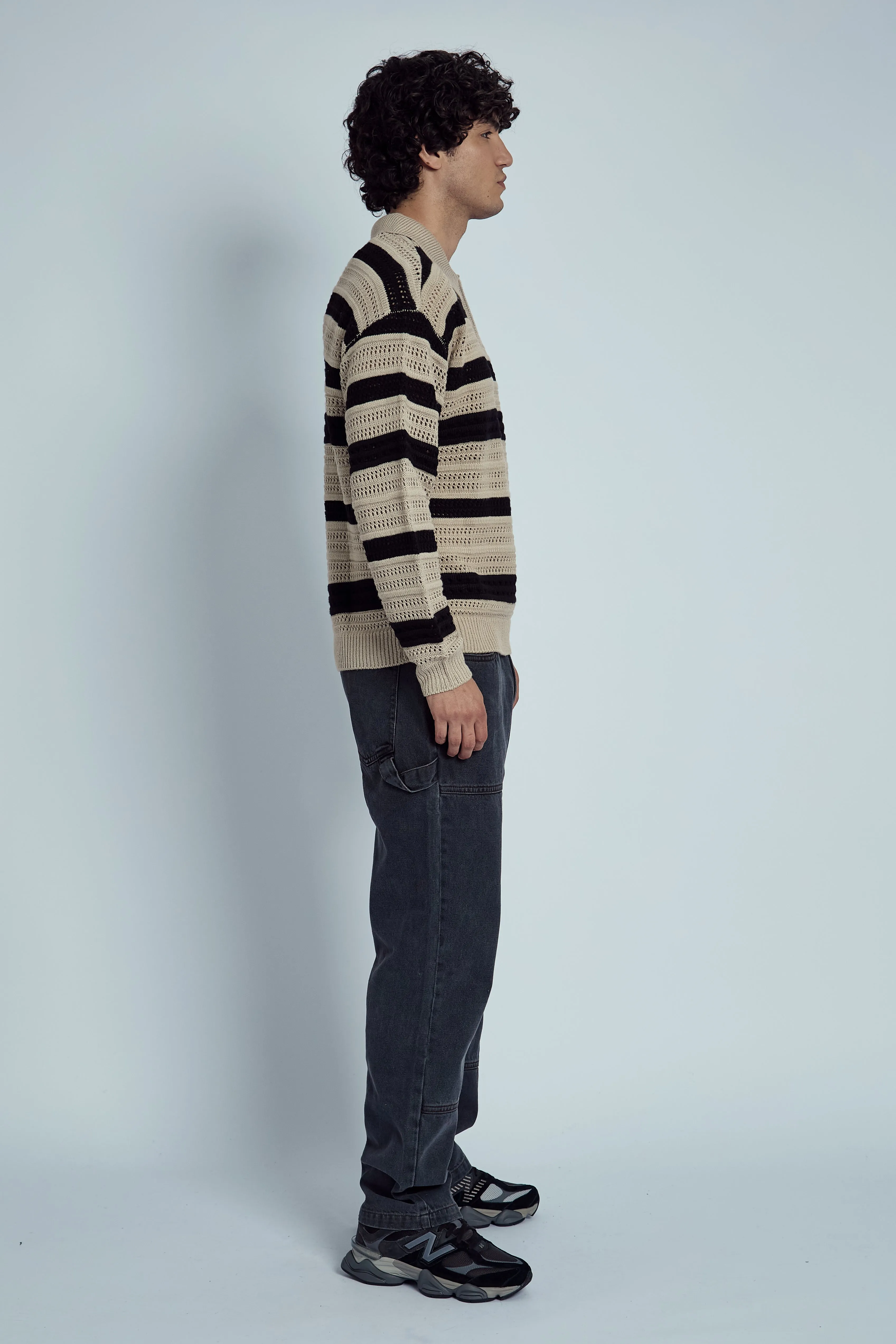 MEADE KNITTED STRIPE JUMPER