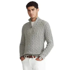 Men's Casual Cashmere Jumper with Half Zip | Ideal for Autumn/Winter