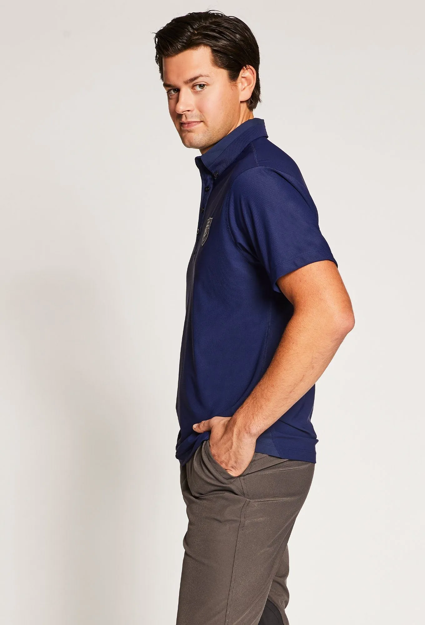 mens mesh polo