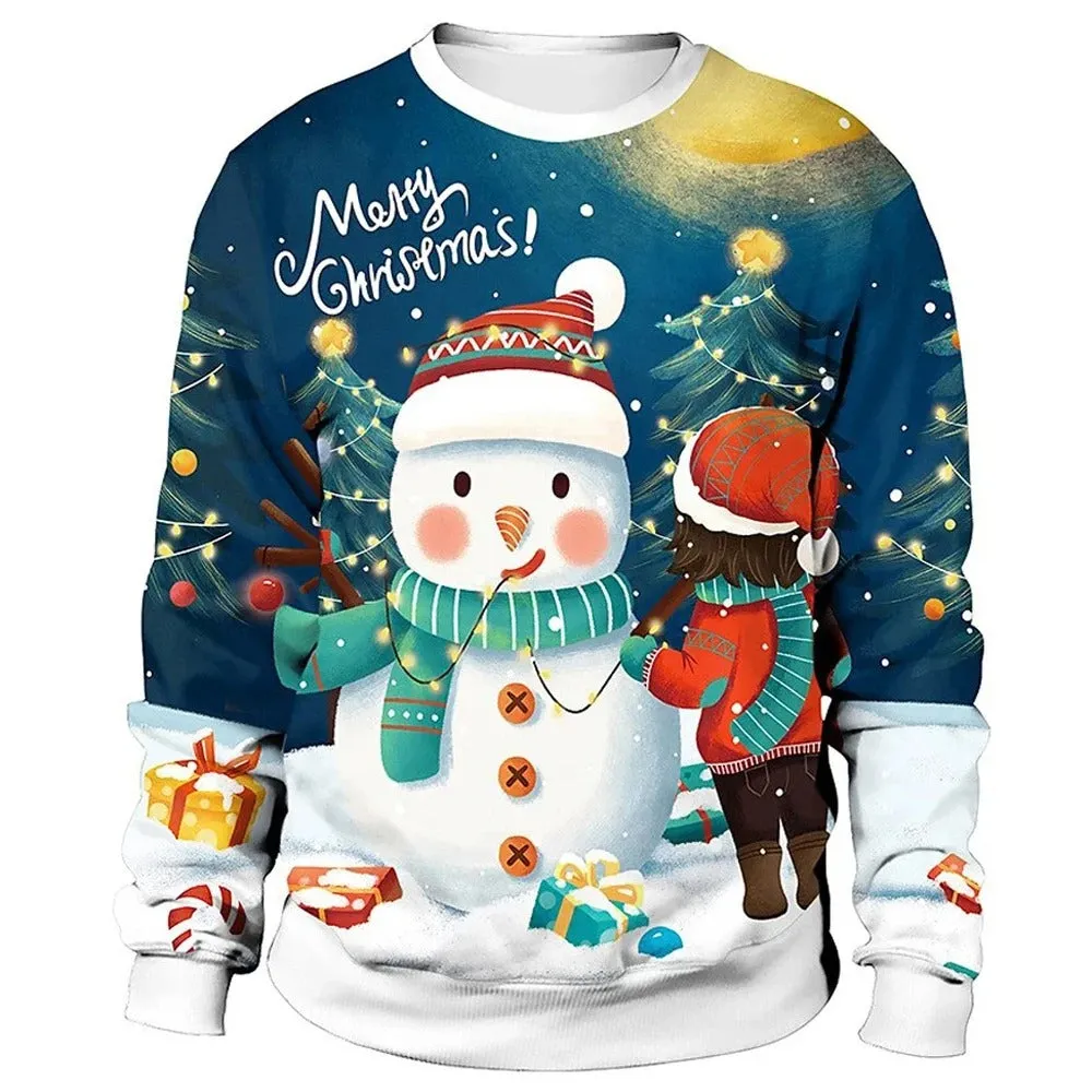 Men's Warm Christmas Themed Jumper | Ideal for Autumn/Winter