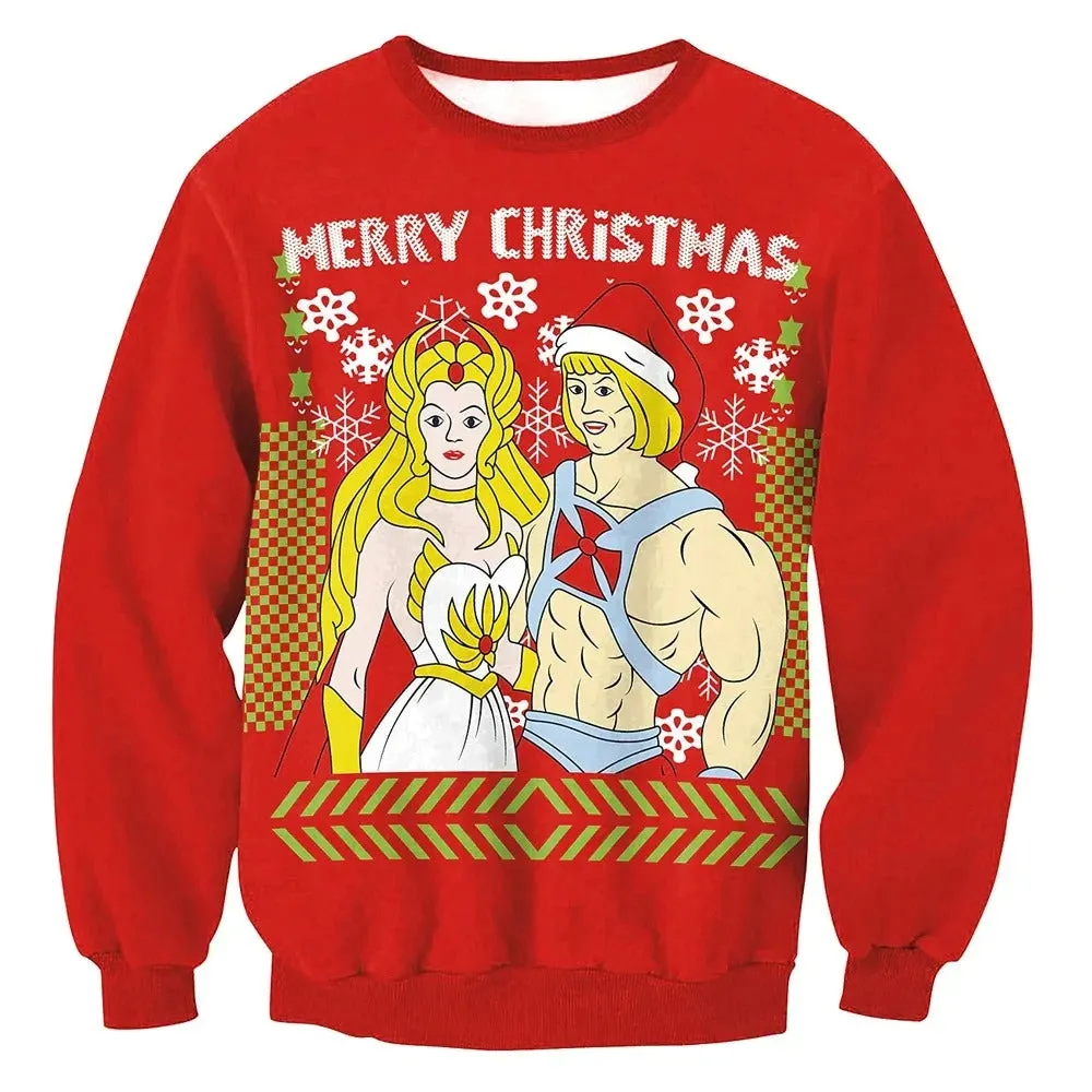 Men's Warm Christmas Themed Jumper | Ideal for Autumn/Winter