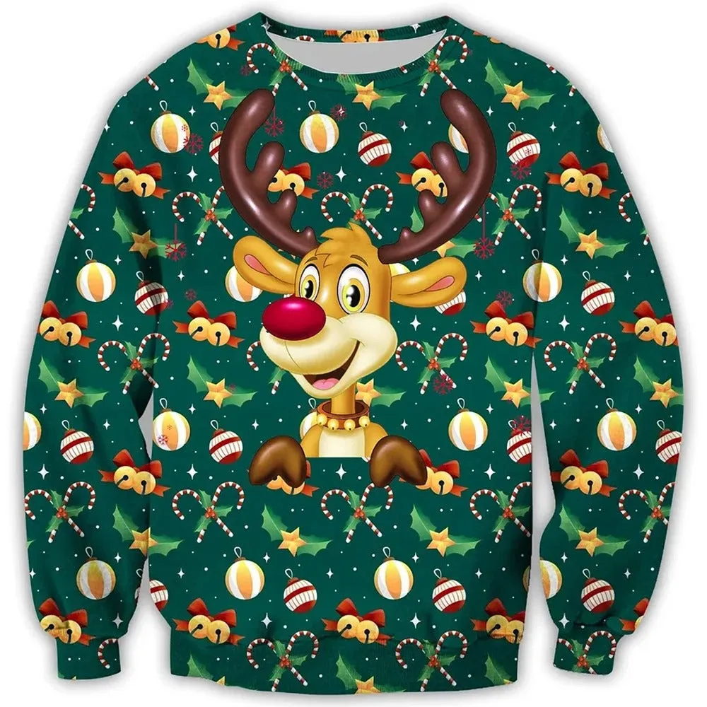 Men's Warm Christmas Themed Jumper | Ideal for Autumn/Winter