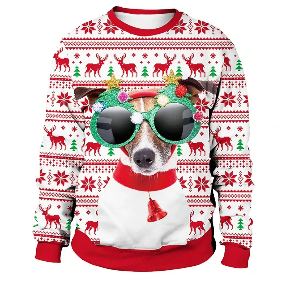 Men's Warm Christmas Themed Jumper | Ideal for Autumn/Winter