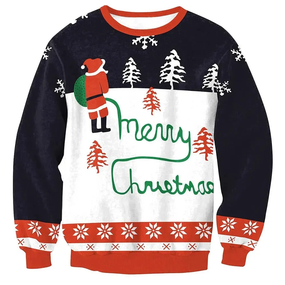 Men's Warm Christmas Themed Jumper | Ideal for Autumn/Winter