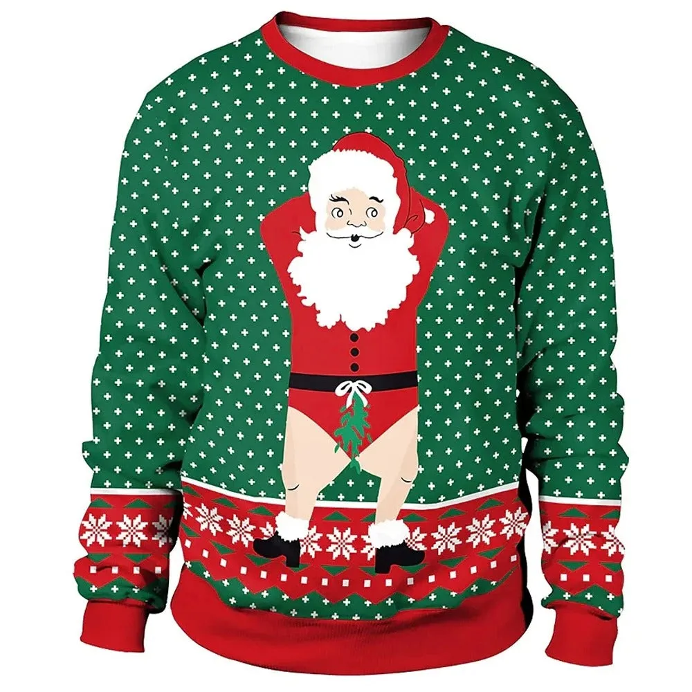 Men's Warm Christmas Themed Jumper | Ideal for Autumn/Winter