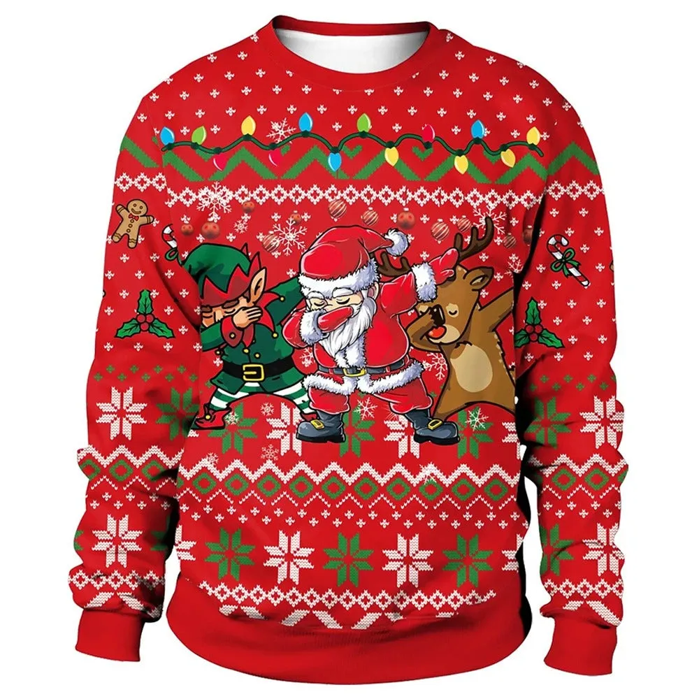 Men's Warm Christmas Themed Jumper | Ideal for Autumn/Winter