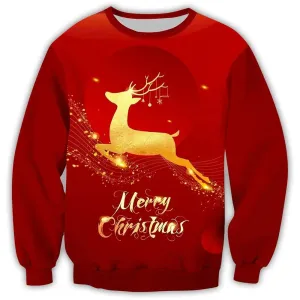 Men's Warm Christmas Themed Jumper | Ideal for Autumn/Winter