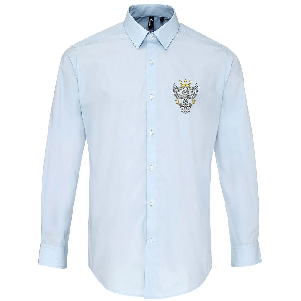 Mercian Regiment Embroidered Long Sleeve Oxford Shirt