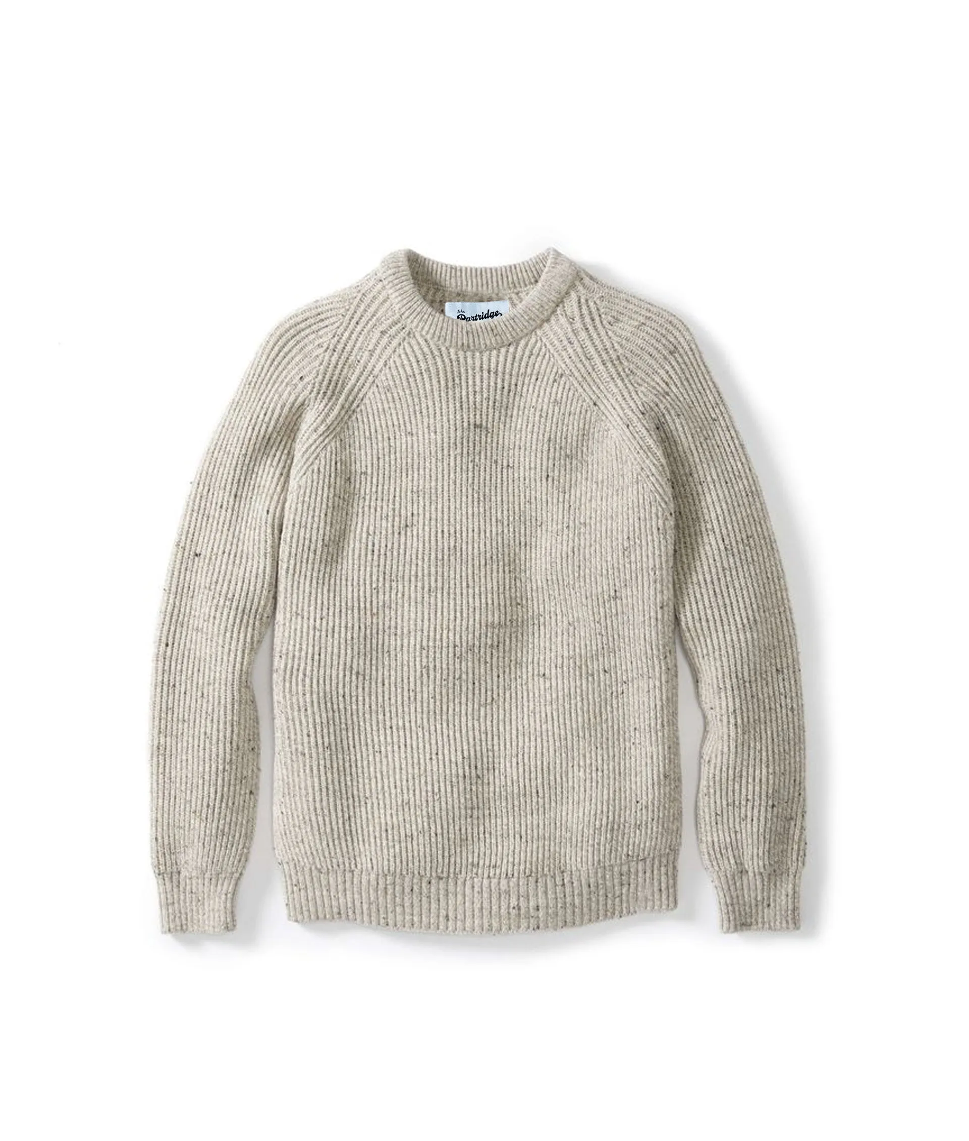 Merino Crew Neck Jumper - Oatmeal