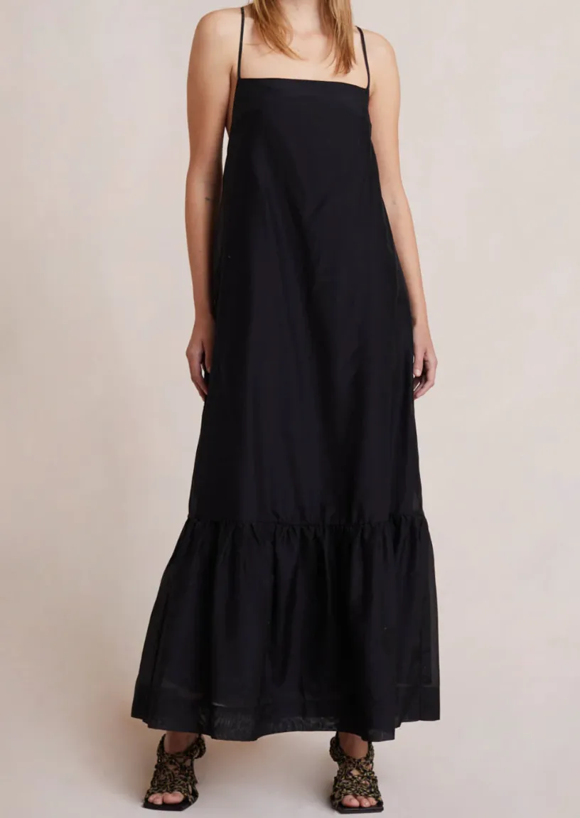 Millie Maxi Tent Dress - Black