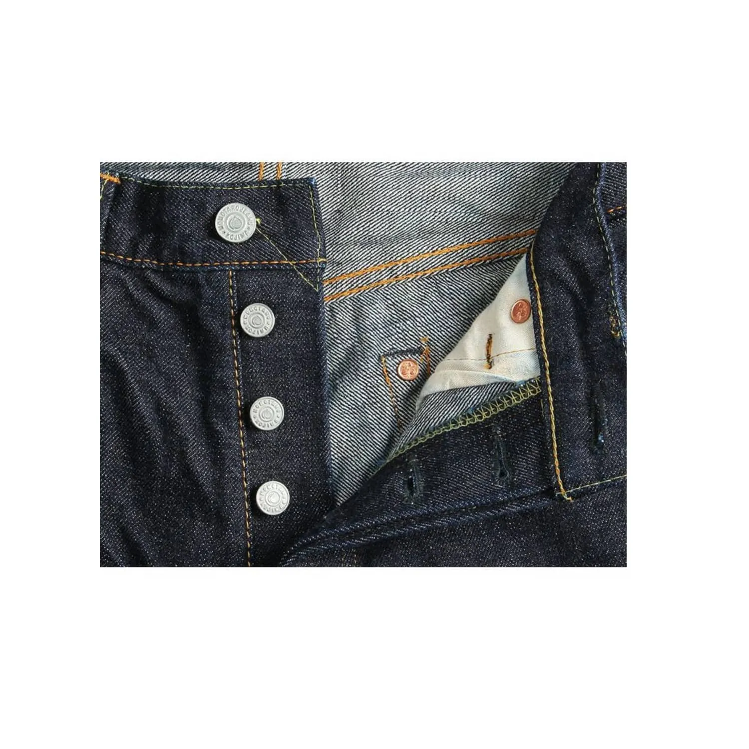 Momotaro 15.7oz Zimbabwe Cotton GTB Slim Straight Jean Indigo