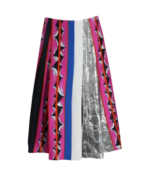 Multi Print Skirt