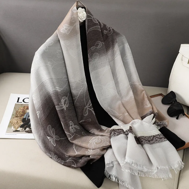 MY33 Autumn High Quality Cashmere Shawl Scarf