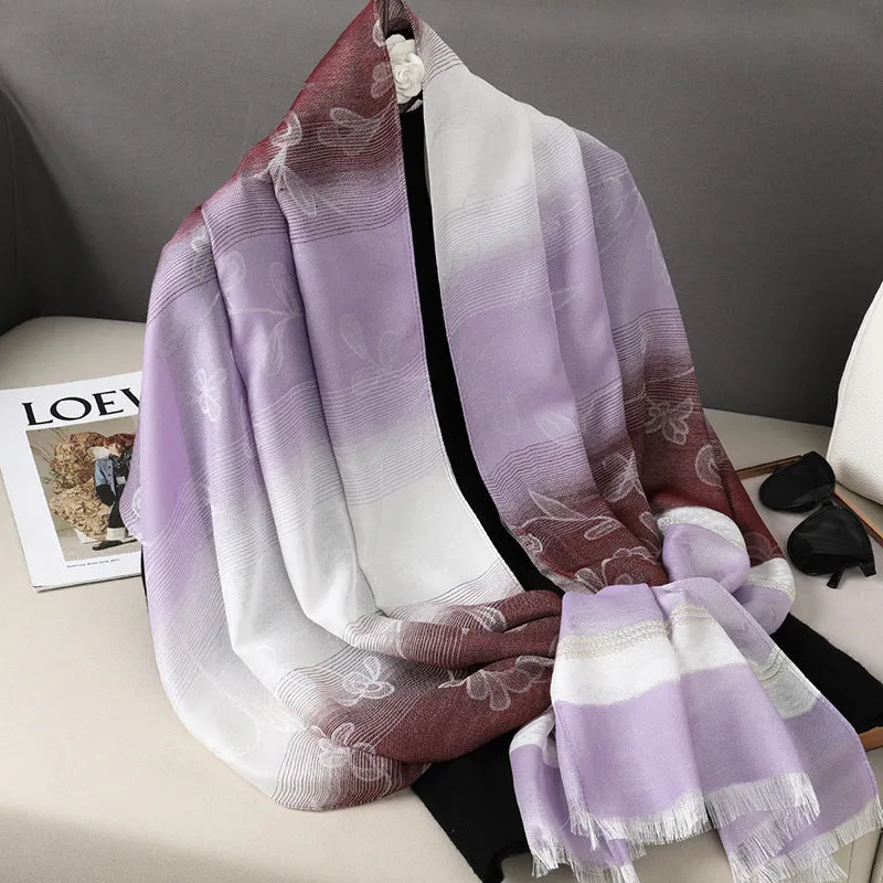 MY33 Autumn High Quality Cashmere Shawl Scarf