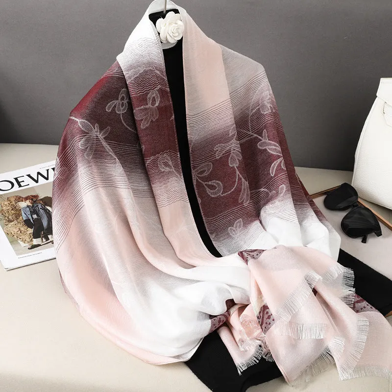 MY33 Autumn High Quality Cashmere Shawl Scarf