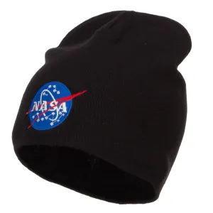 NASA Insignia Embroidered Big Cotton Beanie