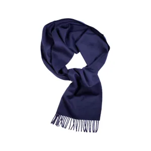 Navy Alpaca Wool Scarf