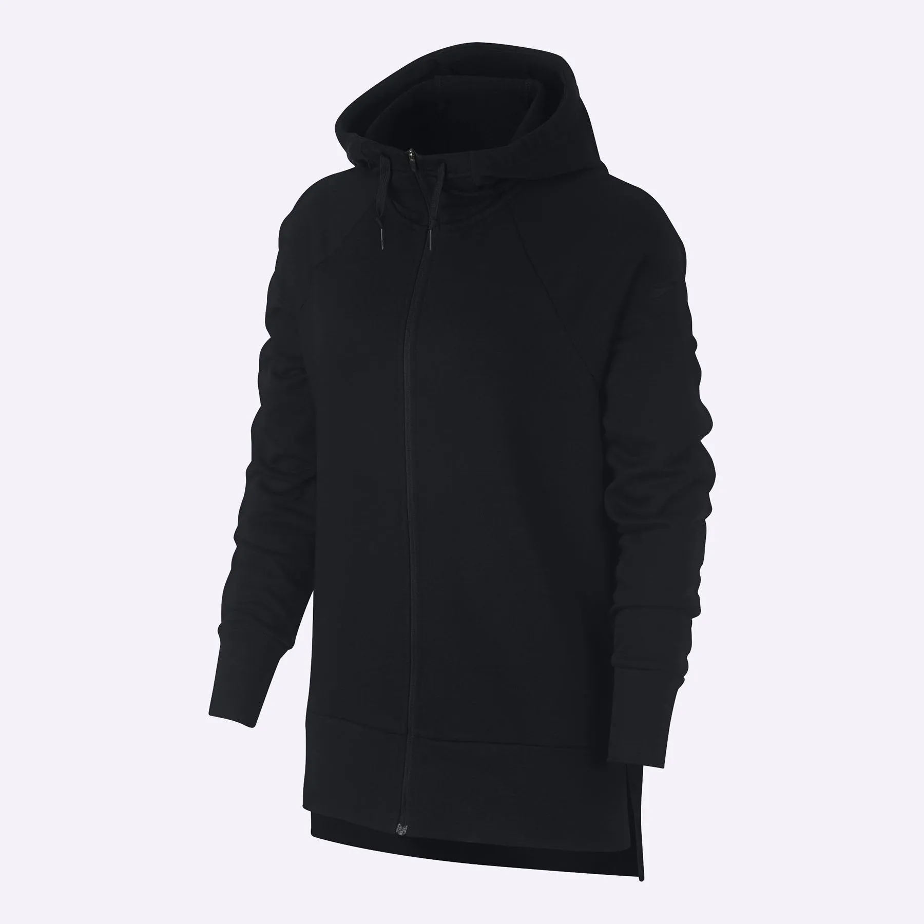 Nike Dry - Women's Full-Zip Training Hoodie - Black/Black