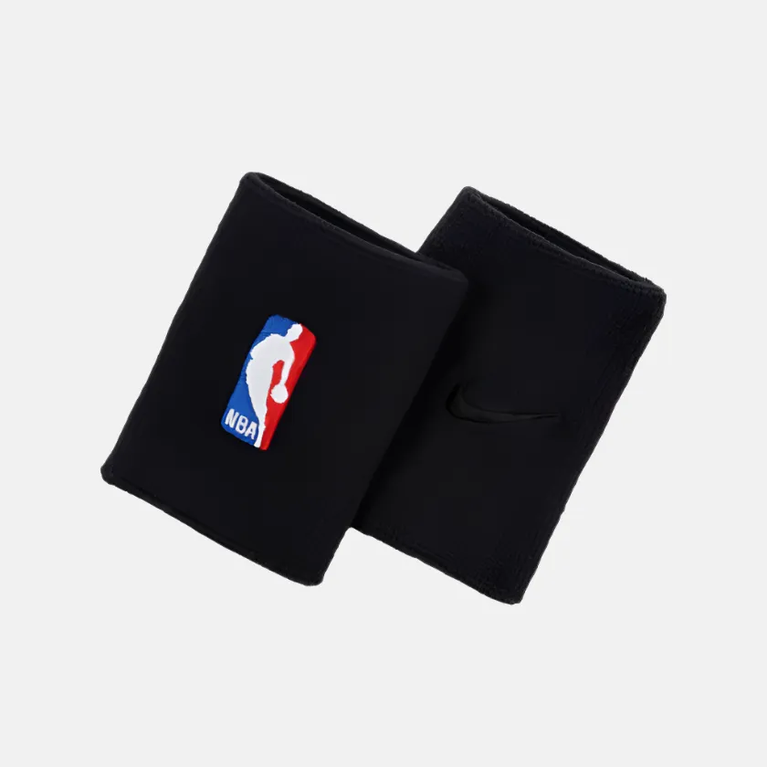 Nike NBA Dri-FIT Basketball Wristbands (1 Pair) -White/White/Black/Black