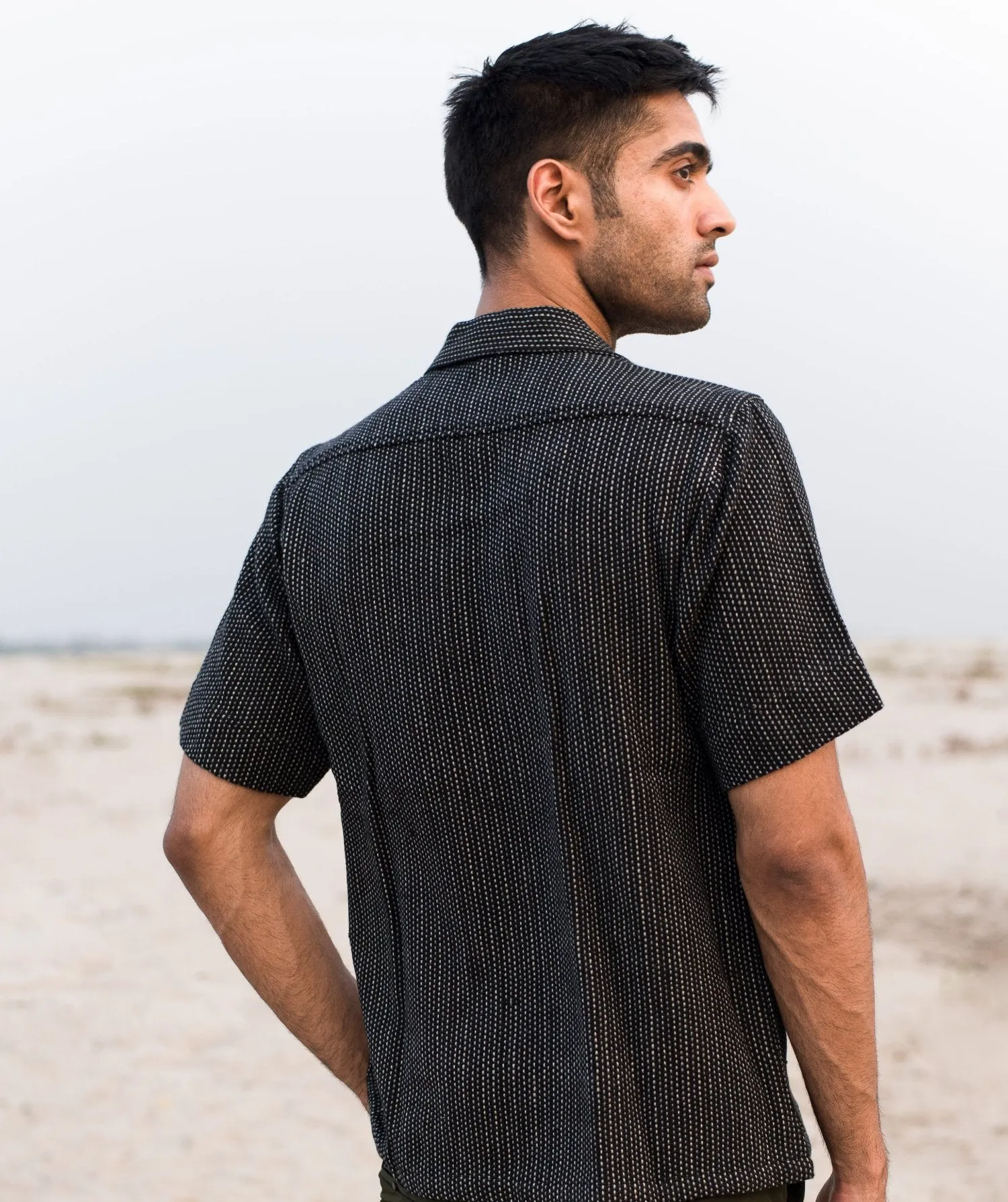 Nordic Breeze Handwoven Cotton Shirt