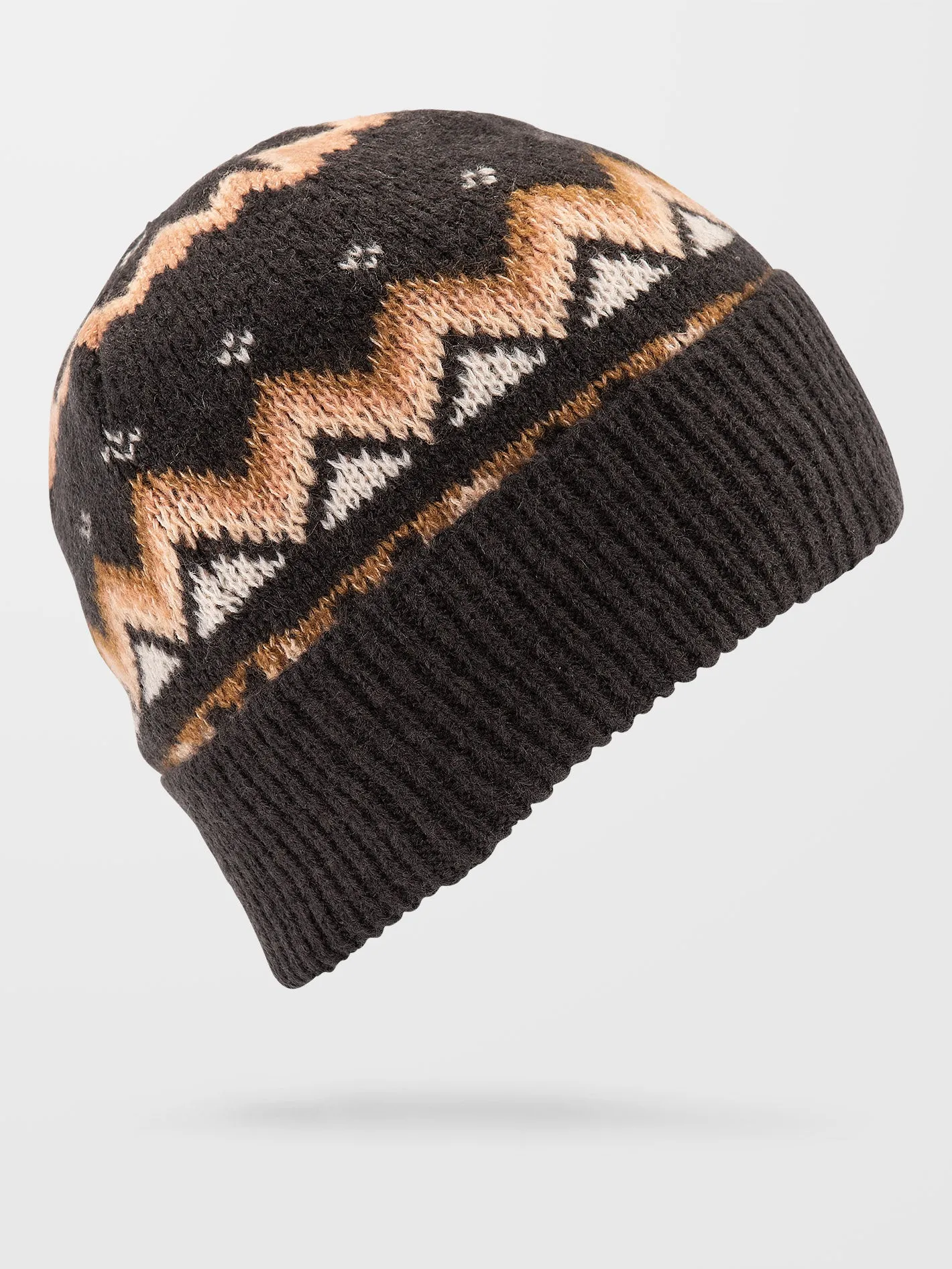 Not Fairisle Beanie - VINTAGE BLACK