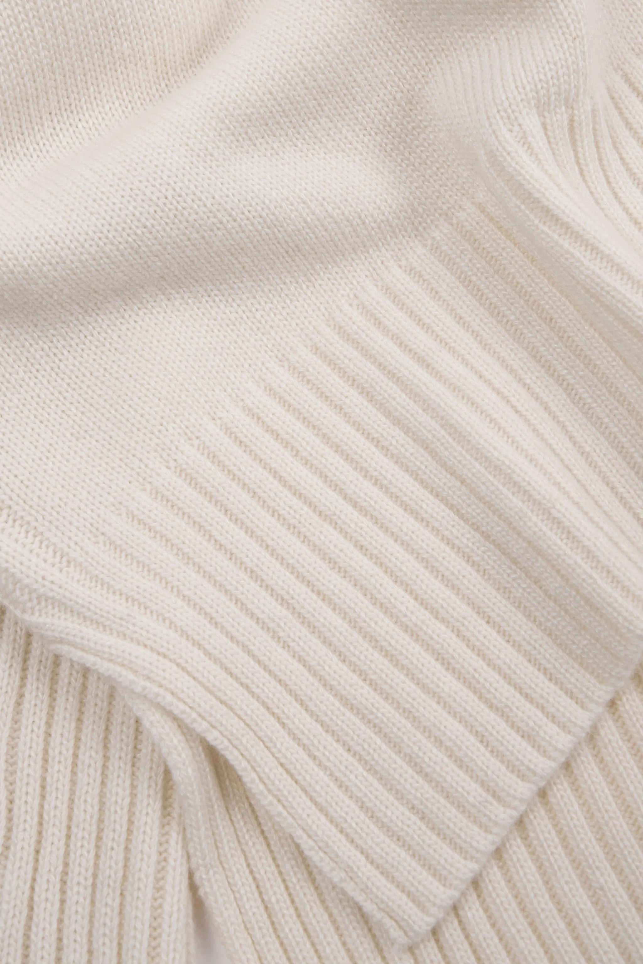 Oversized Cashmere Blend Roll Neck