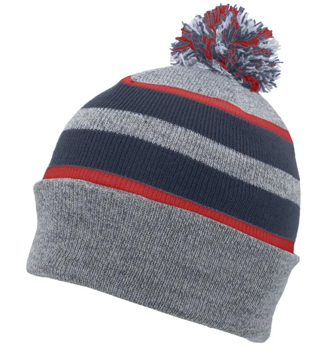 Pacific Headwear Knit Fold Over Pom-Pom Beanie